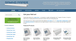 Desktop Screenshot of gamingpaper.com